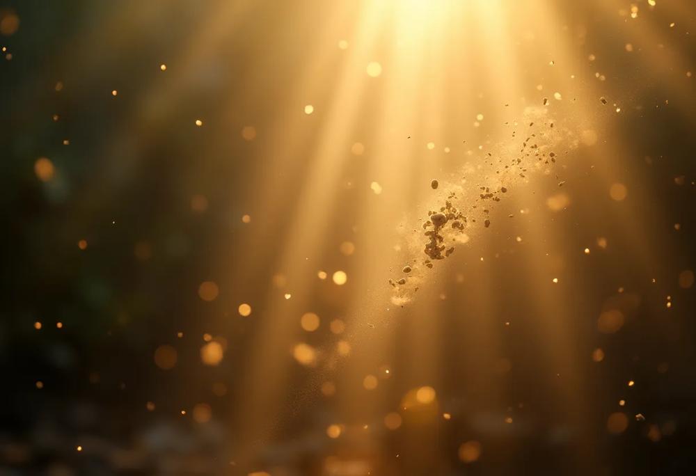 Dust particles
