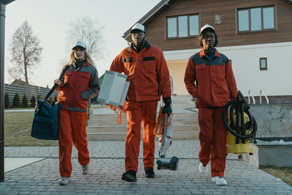 cleaning team
